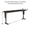 Correll Rectangle Panel Leg Folding Seminar Training Table, 18" W, 60" L, 29" H, High Pressure Laminate Top SP1860PX-15 - alternate 4